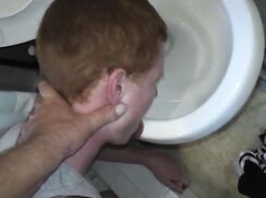 Ginger twink fucked In The bathroom *Nicer*