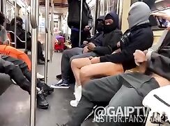 Public sex in subway