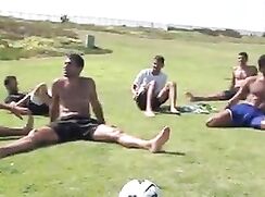 Israeli footballers exercise