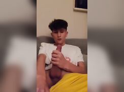 Twink Horny After School Wank Cum Boys Porn