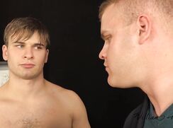 Paul and Viktor hot handjob for a job gay porn