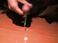 Japanese Cute Boy wanking in Private room at restaurant