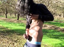 [ABX][3][816] - Cute twink secretly masturbates in the forest