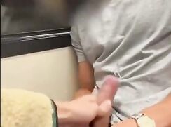 Helping a stranger on the subway