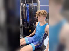 Straight to the gym from a wrestling match gay boys porn