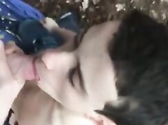 skinny smooth twink likes friend's cum