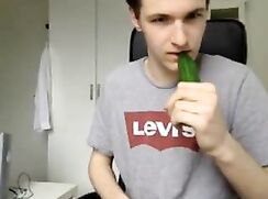 frat twink ass play on cam