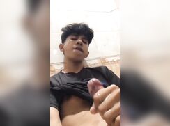 Bathroom secret jerk off boys porn