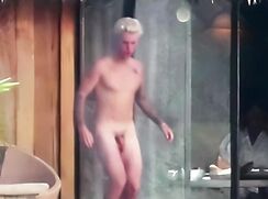 Video of Bieber naked with just a few tattoos