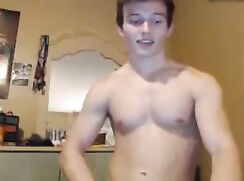 fit twink jacking off on cam boys porn