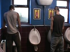 public restroom handjob