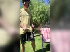 Out in the Backyard Boys Porn