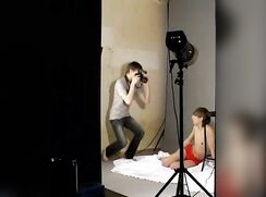 Model Blows Photographer