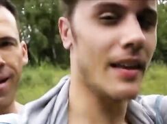 Gray, Daddy and ywink sex in the park twink porn