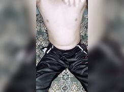 Boy Footy Shorts Strip Wank