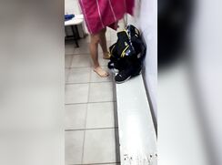 hung twink in the locker room