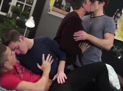 Foursome Bareback Twinks Gay Porn At Home Made