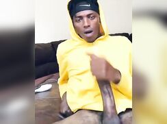 BBC Twink Cum Dripping Cum Cock Wank Solo