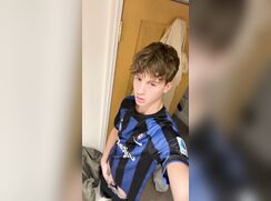 Handsome af teen shows off