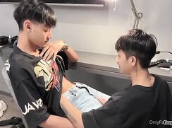 Thai boys have fun and do it right porn couple