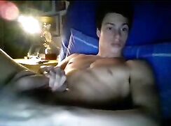 cute italian boy shows virgin hole cam