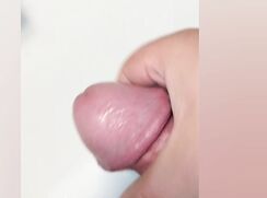 German Daddy wanks in public sink