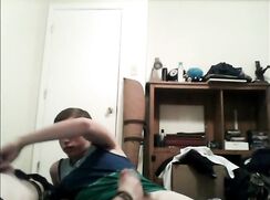 Daddy and boy alone time bedroom porn