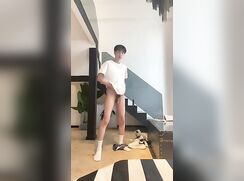 Skinny Asian with a Big Cock