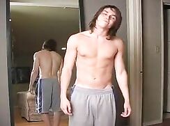 Tall and handsome brunette boys porn tube