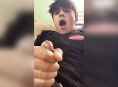 Handsome Teen Guy Cums