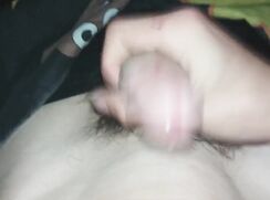 horny boy in cycling pants wank cum pov