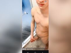 SC Hot Straight Teen Shower Cum