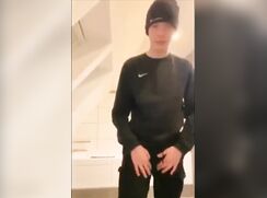 Nick in the bathroom