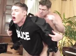 KTB - Bareback Police Hunk Fuck Gay Porn Videos