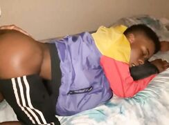 TEEN BOY TAKING BIG DICK (NO CUM)