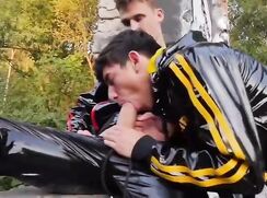 KTB - Bareback Leather Twinks Outside Porn Twinks