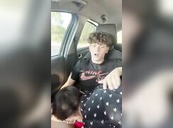 Let's Enjoy My Hatchback Boys Gay Car Sex