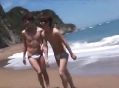 We were covered in sand and could only hear the sound of the waves.