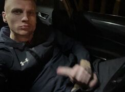 Wanking carpark after work