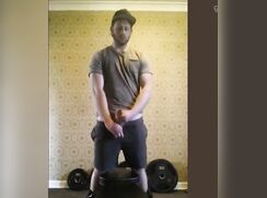 big dick country boy jerking and cum