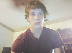 fit ginger teen wanks cum