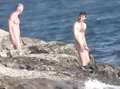 Nudist boys out there wilding