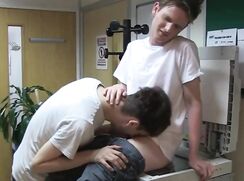 KTB - Safe Sex Condom Twinks Office Sex Boys Porn