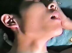 Japanese amateur vintage, Solo boy play with dildo 2.