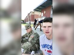 military amateur jerking off