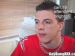 Gay Boy Strokes Dick To Porn