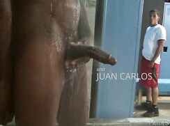 black in shower seduces another black boy