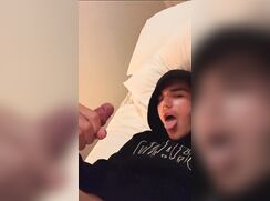 Jack gives himself and mouthful of cum