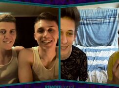 Drilling My Hole - Jacob Jones and Joshua Storm with Isaac - Twink With Dental Braces