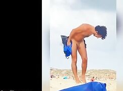 About a dozen clips of guys stripping down and enjoying being nude in nature.